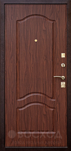 Фото  Стальная дверь Дверь с ковкой №2 с отделкой Винилискожа